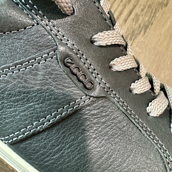 ECCO Chase Women’s Gray Leather Casual Comfort Sneakers Size 37 (6-6.5) - Picture 11 of 11